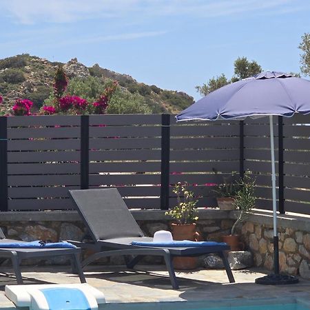 Villa Mavri Ruhige Private Pool Villa, Meerblick Agia Paraskevi  Esterno foto