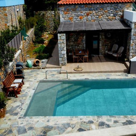 Villa Mavri Ruhige Private Pool Villa, Meerblick Agia Paraskevi  Esterno foto