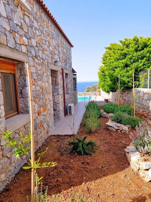 Villa Mavri Ruhige Private Pool Villa, Meerblick Agia Paraskevi  Esterno foto