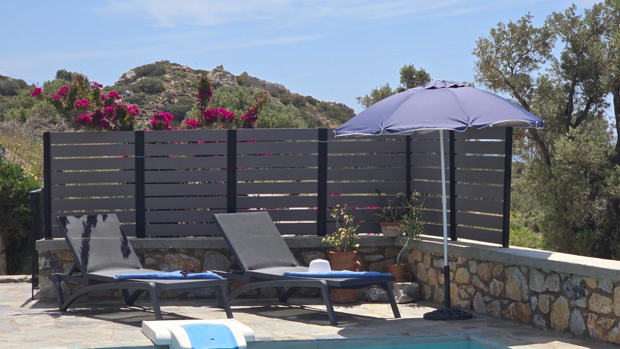 Villa Mavri Ruhige Private Pool Villa, Meerblick Agia Paraskevi  Esterno foto