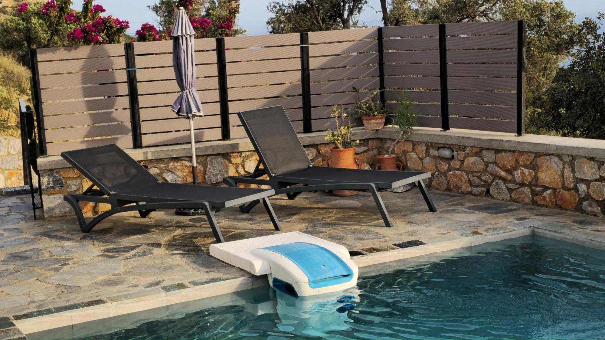 Villa Mavri Ruhige Private Pool Villa, Meerblick Agia Paraskevi  Esterno foto